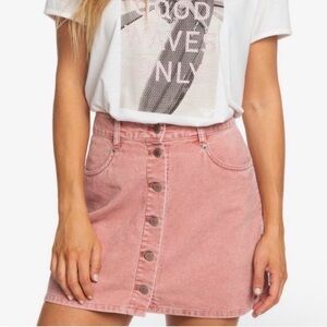 ROXY Corduroy Skirt Sz 6 (a1)